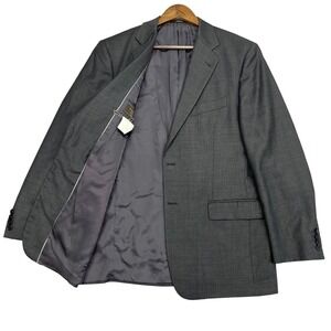 Joseph Abboud Collection Nordstrom Gray‎ Wool Blazer Mens Size 41R Made in USA